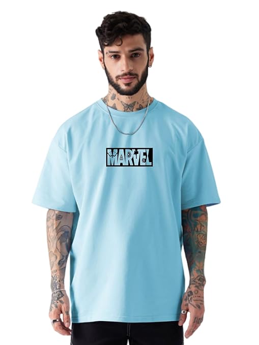 All Marvels Anime Gym Printed Graphic Tshirt for Men & Boys Black