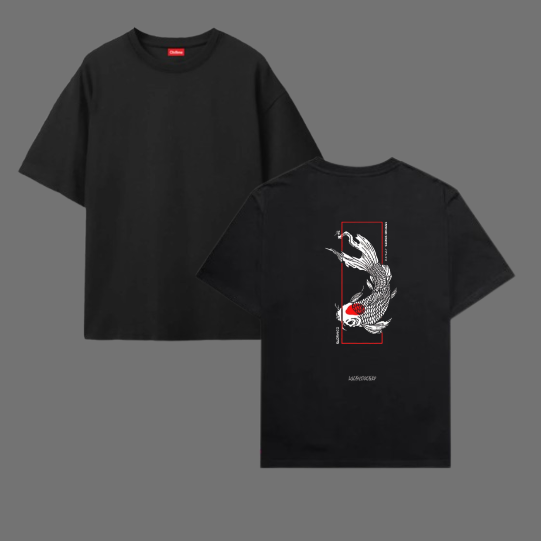 Oversize T-Shirt 100% Cotton FISH T SHIRT