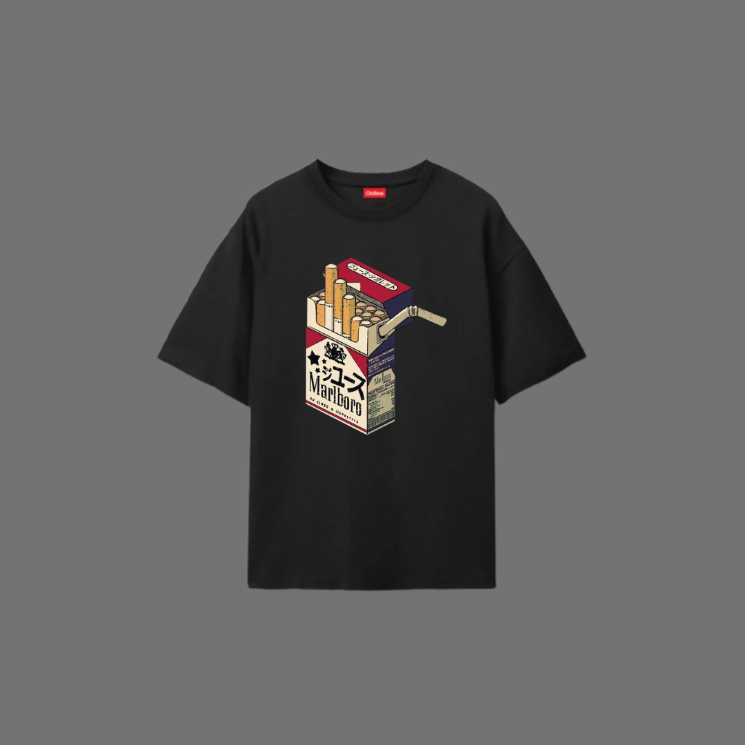 Oversize T-Shirt 100% Cotton CIGARATEE T SHIRT