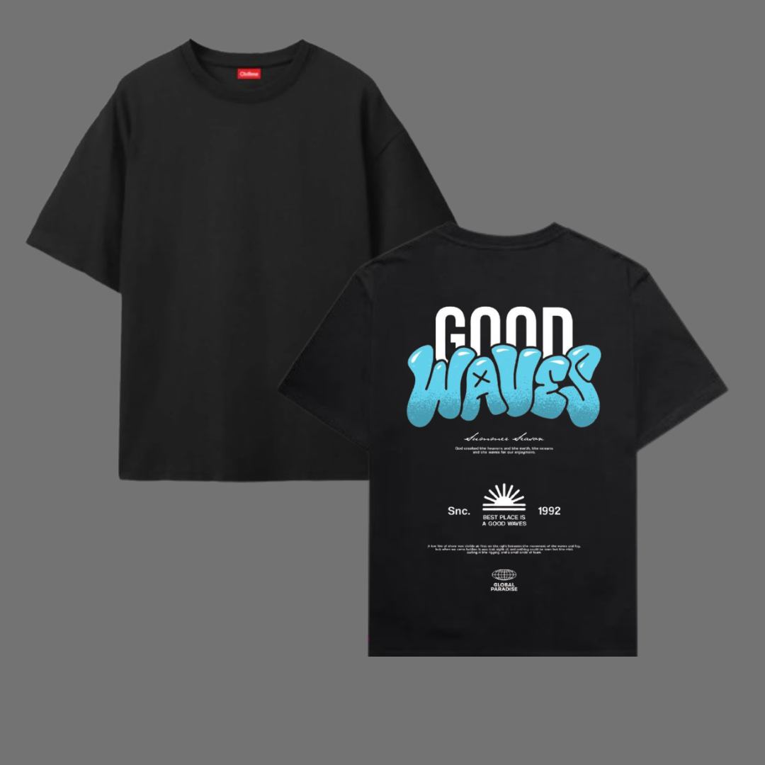Special Edition GOOD WAVES Oversize T shirt