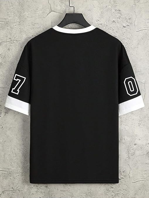 Printed Tshirt for Men||Drop Shoulder Tshirt for Men||Round Neck for Men||Cottonblend Oversized T-Shirt