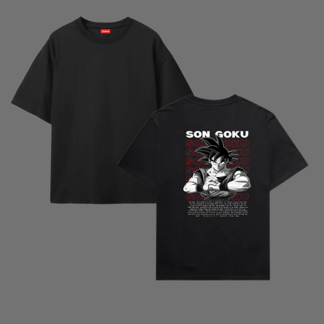 Oversize T-Shirt 100% Cotton SON GOKU T SHIRT