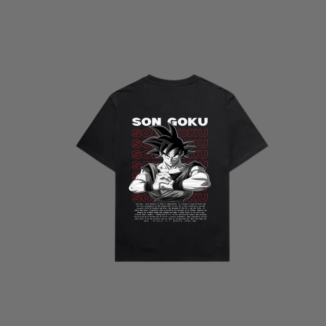 Oversize T-Shirt 100% Cotton SON GOKU T SHIRT