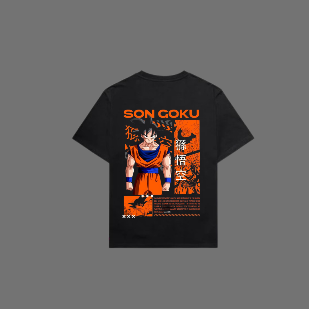 Oversize T-Shirt 100% Cotton SON GOKU T SHIRT