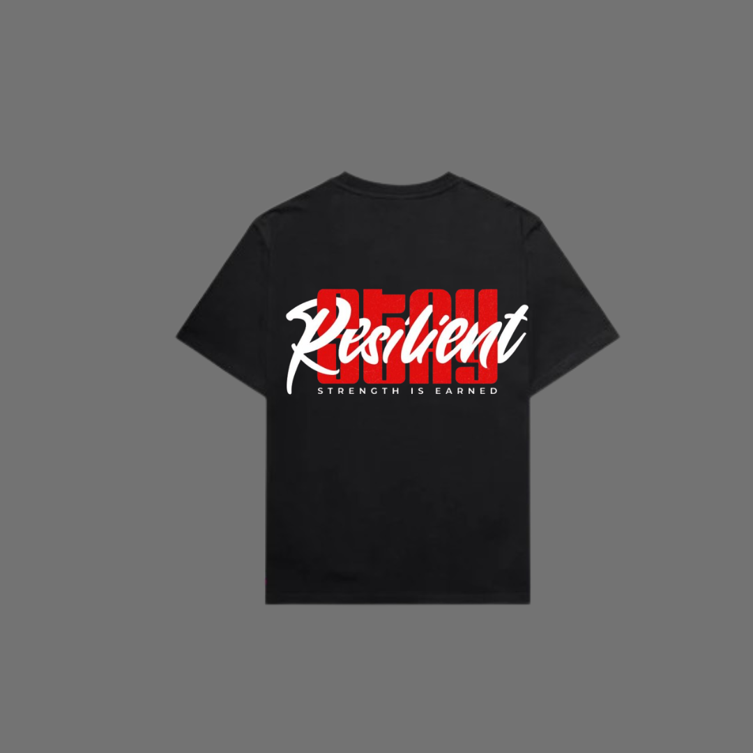 Oversize T-Shirt 100% Cotton STAY RESILENT T SHIRT