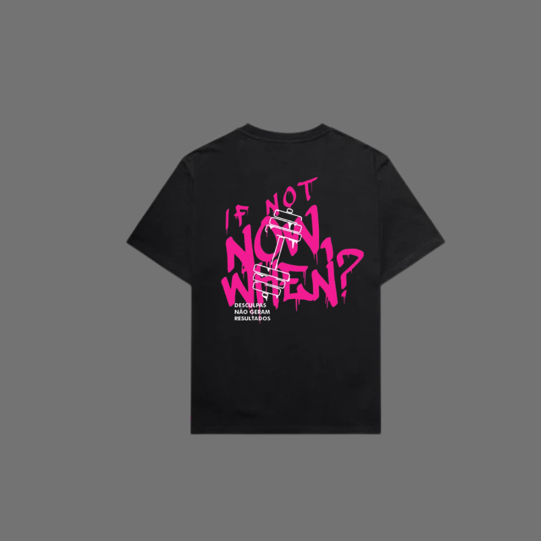 Oversize T-Shirt 100% Cotton WHEN T SHIRT