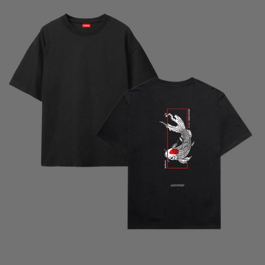 Oversize T-Shirt 100% Cotton FISH T SHIRT
