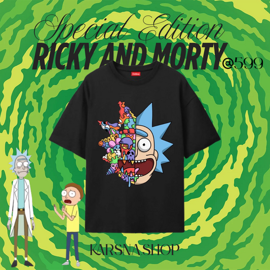 Special Edition RICKY AND MORTY Oversize T shirt