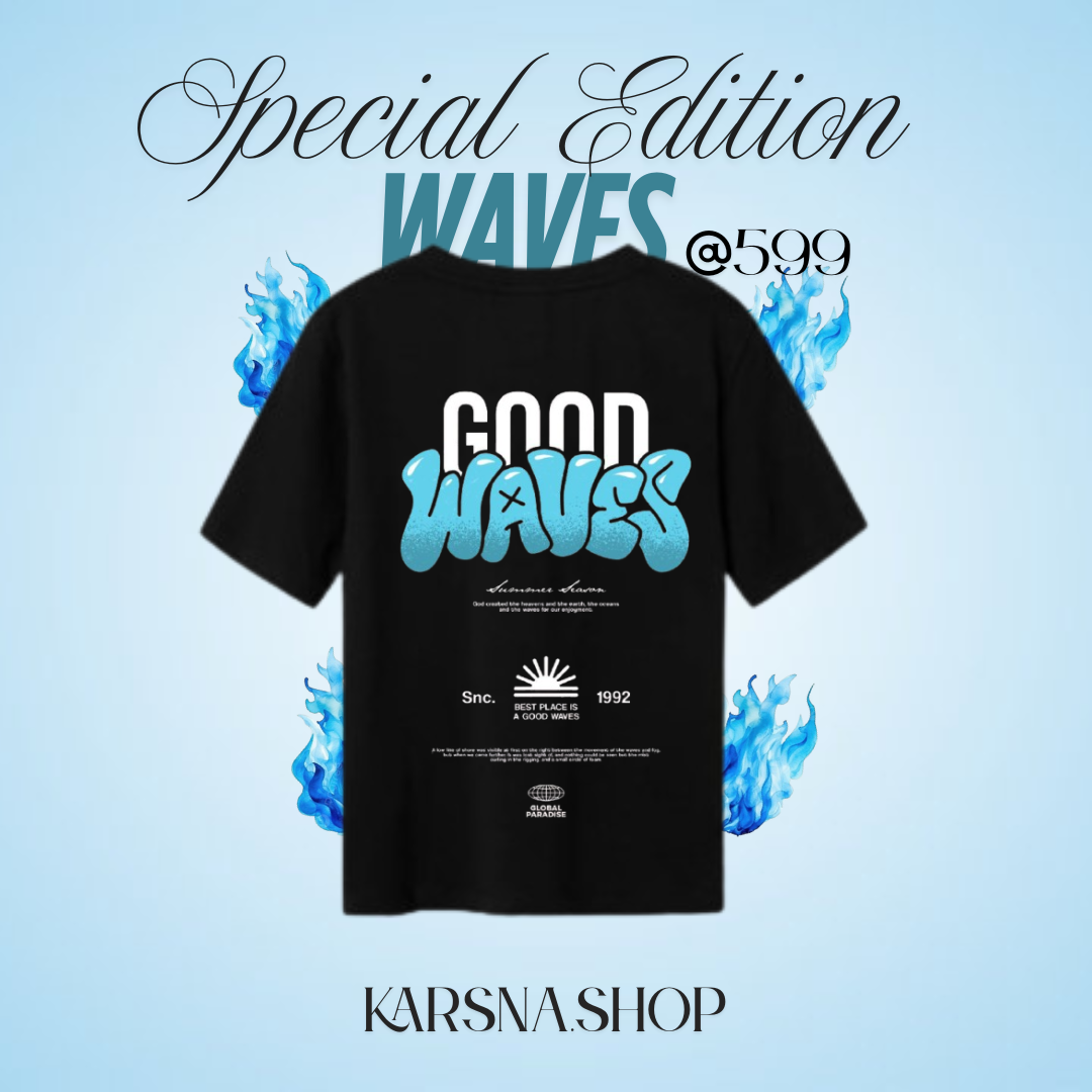 Special Edition GOOD WAVES Oversize T shirt