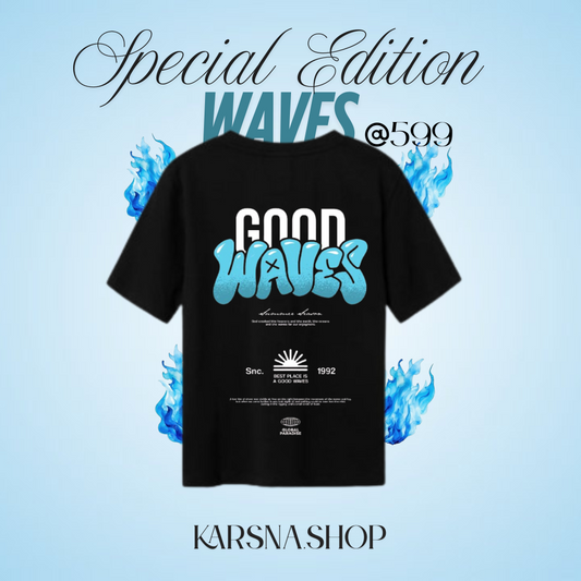 Special Edition GOOD WAVES Oversize T shirt