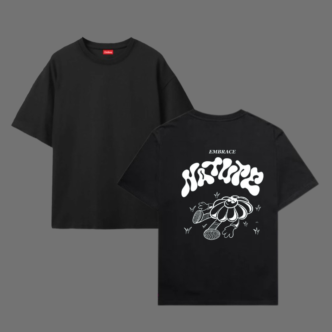 Oversize T-Shirt 100% Cotton NATURE T SHIIRT