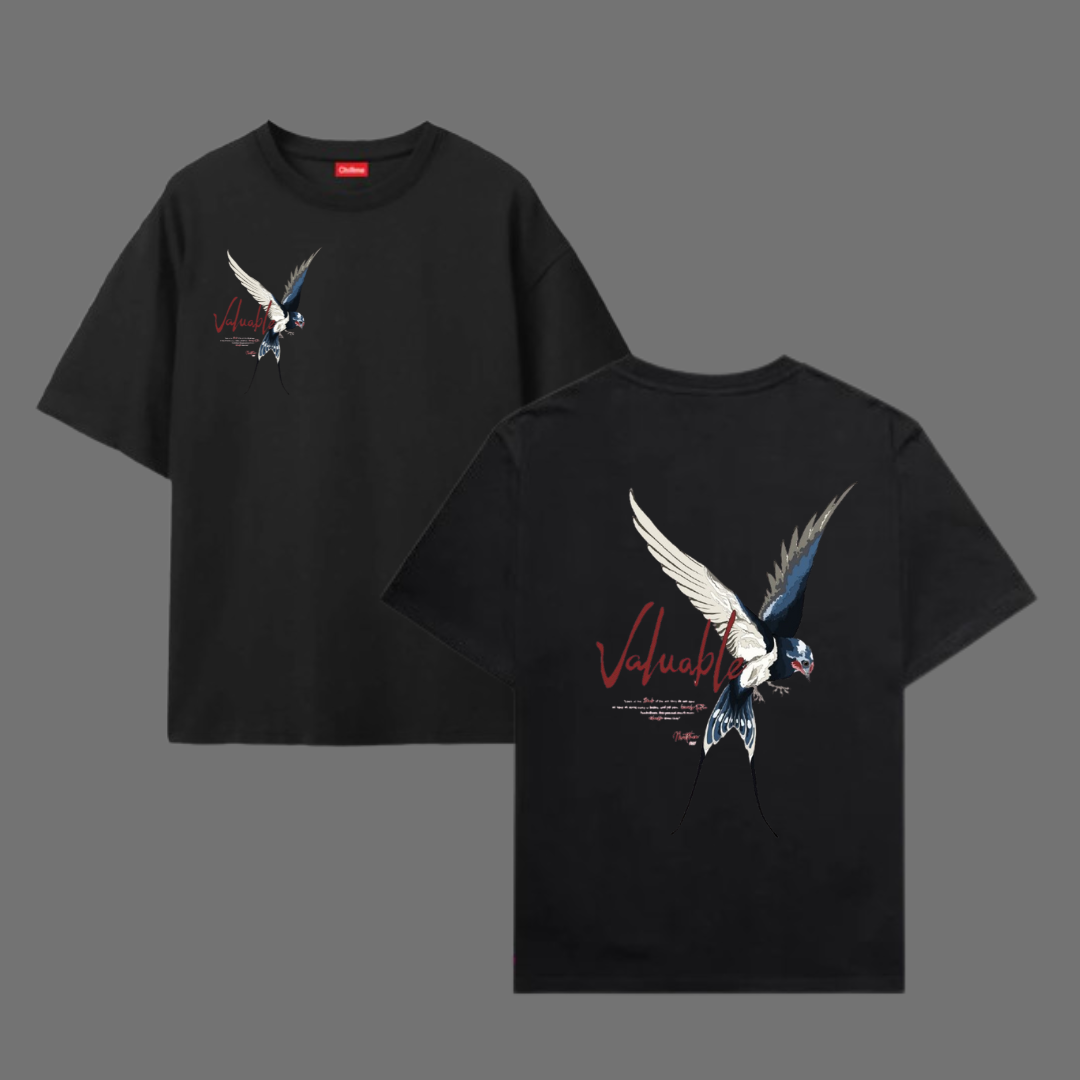 Oversize T-Shirt 100% Cotton VALUABLE T SHIRT