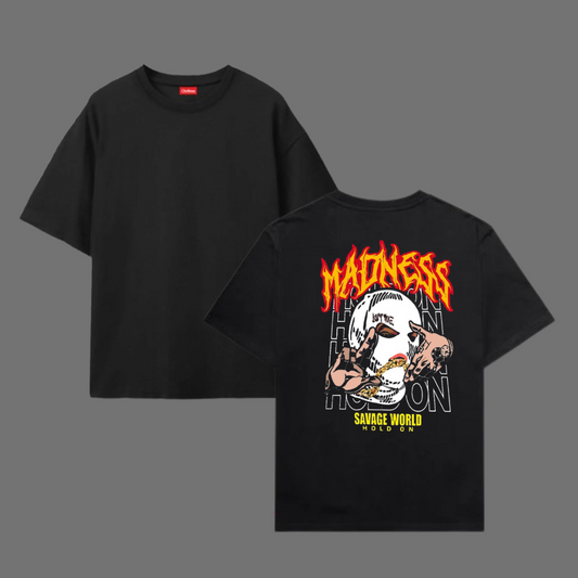 Oversize T-Shirt 100% Cotton MADNESS T SHIRT