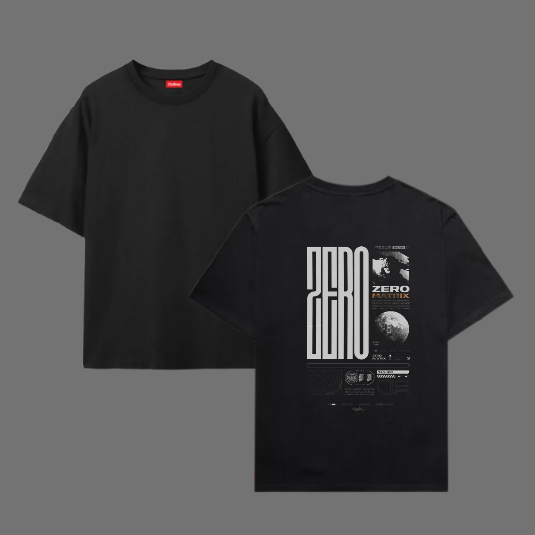 Oversize T-Shirt 100% Cotton ZERO T SHIRT