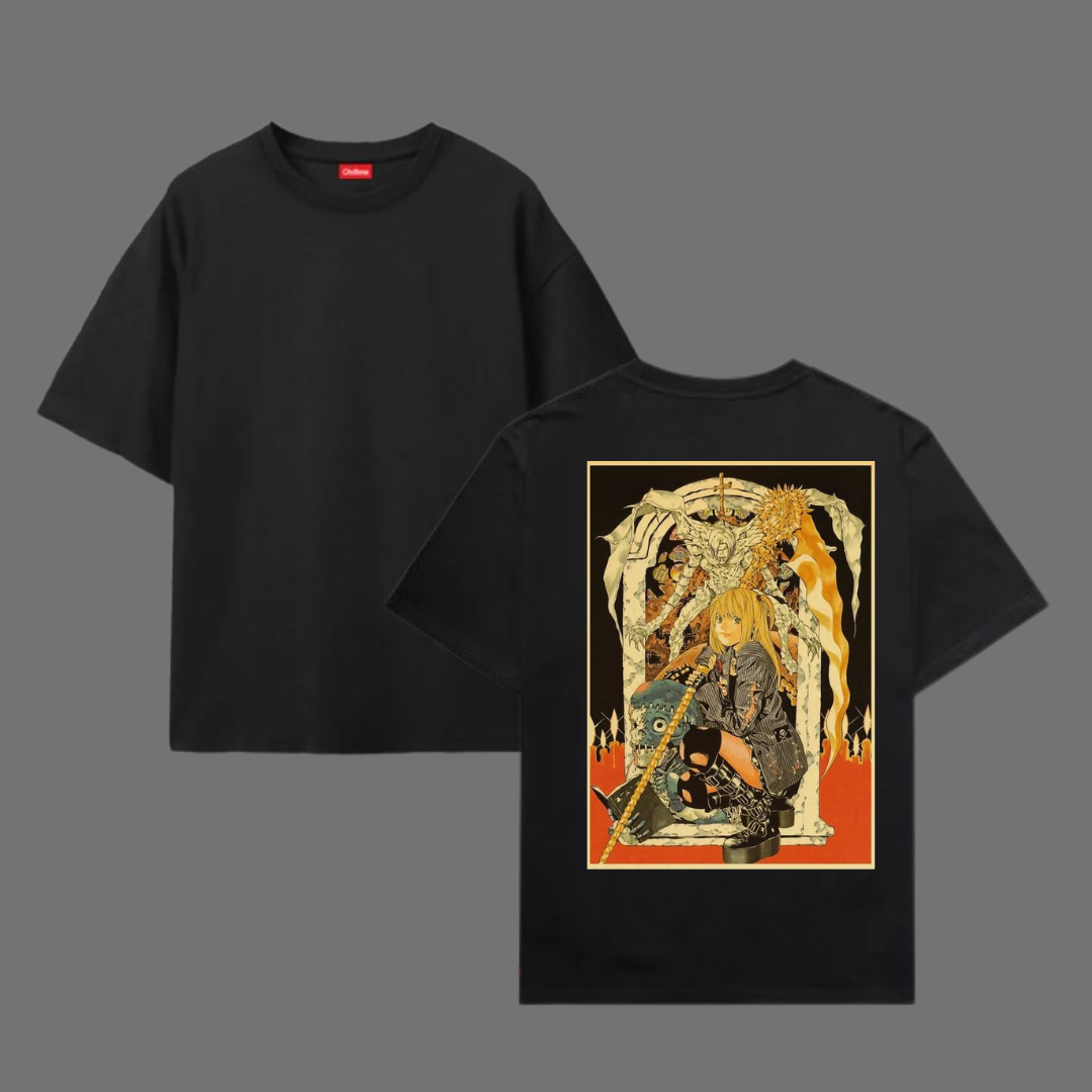 Oversize T-Shirt 100% Cotton DEATH NOTE T SHIRT