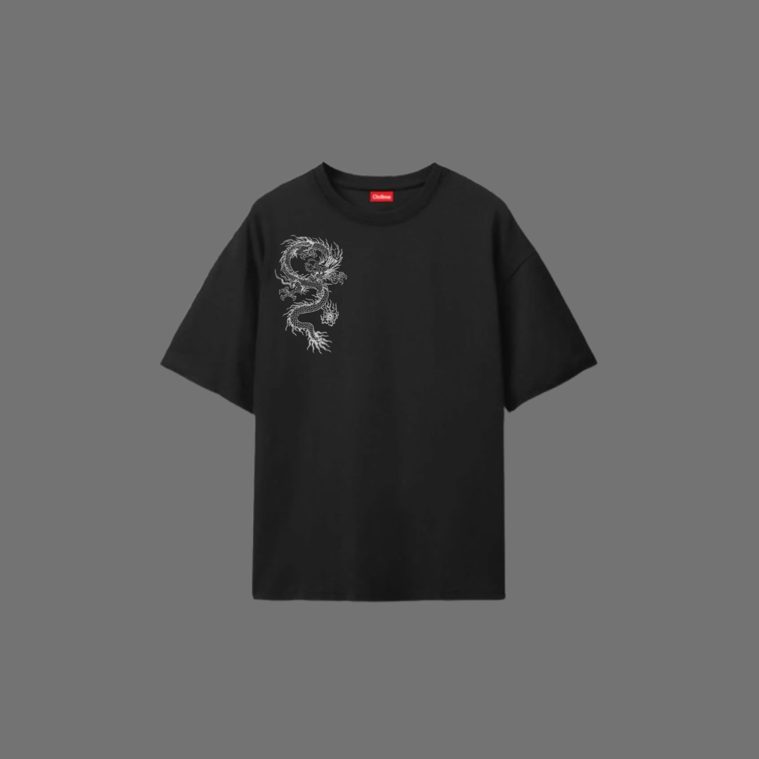 Oversize T-Shirt 100% Cotton DRAGON T SHIIRT
